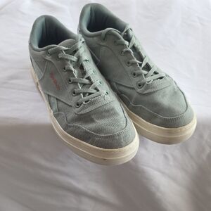 Reebok Sage Green Canvas Sneakers